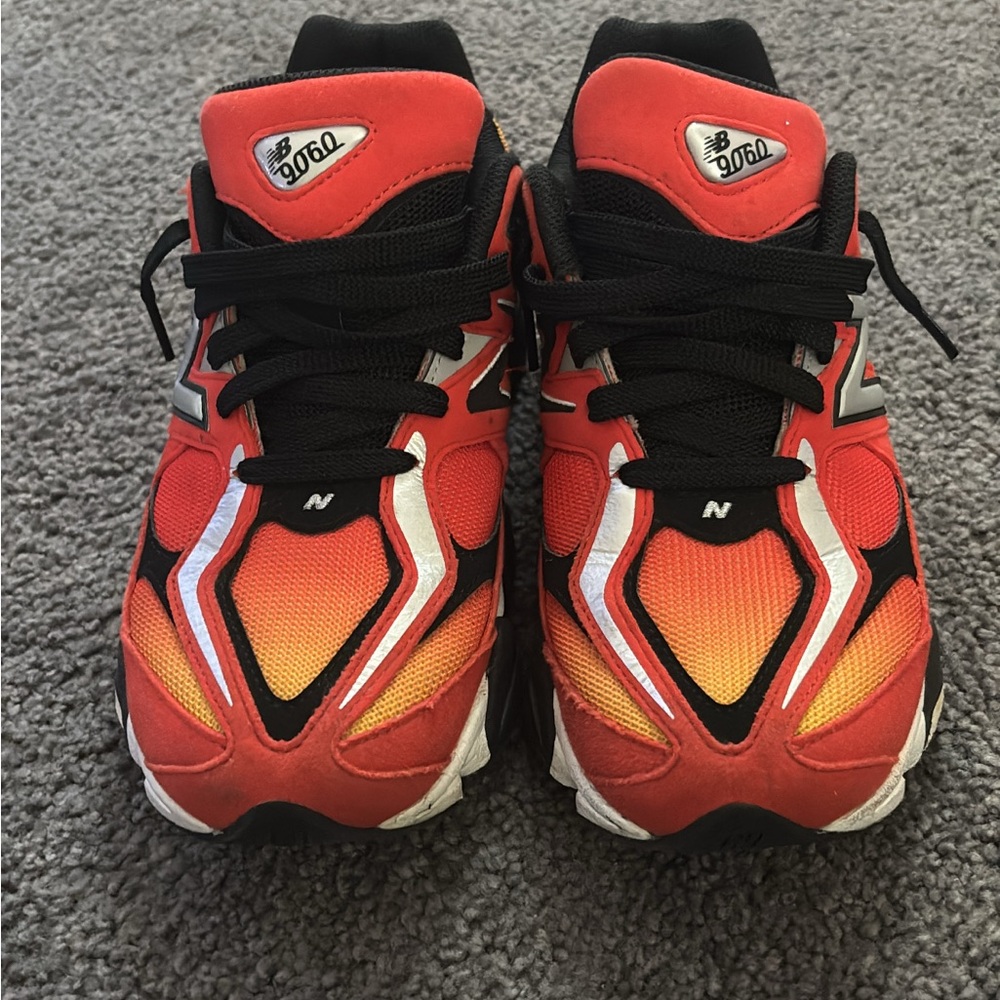 New Balance Kids' Orange and Black Sneakers